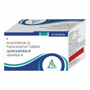 Acecloveo-P Aceclofenac Paracetamol Pain Relief Tablets