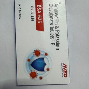 BSA-625 Tablets – Amoxycillin & Potassium Clavulanate (500mg/125mg)